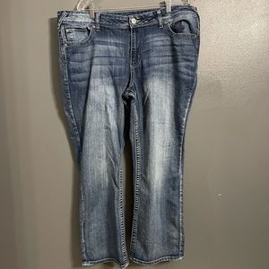 Maurices brand plus size SHORT bootcut jeans